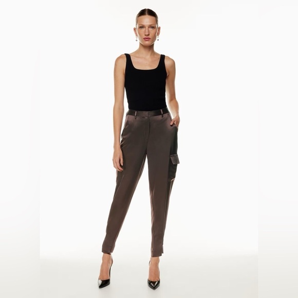 Babaton Pants - Babaton Refined Satin Cargo Pants